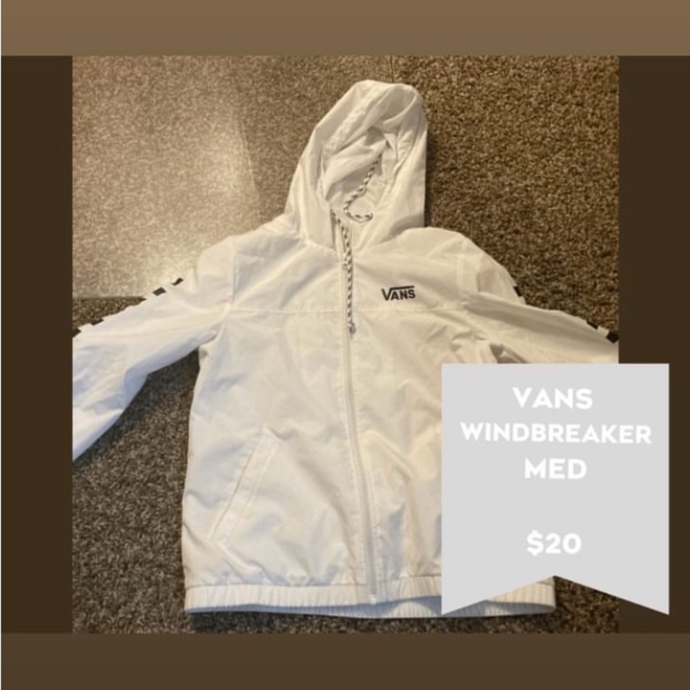 Brand new vans wind breaker